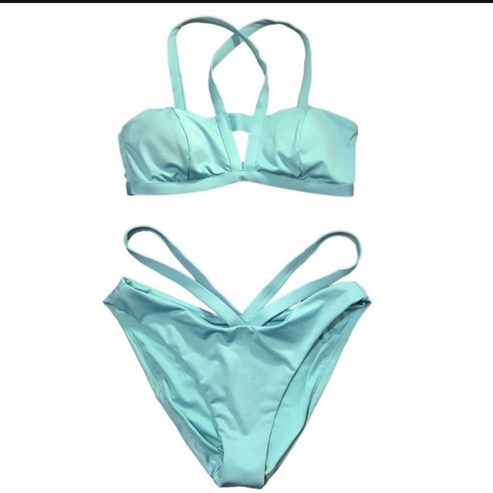 Victoria's Secret turquoise bikini set medium